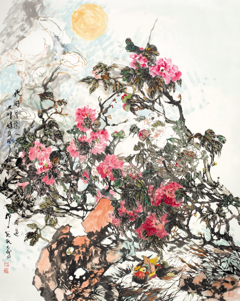 花好月圓人長壽 2014年 200 X250CM .jpg
