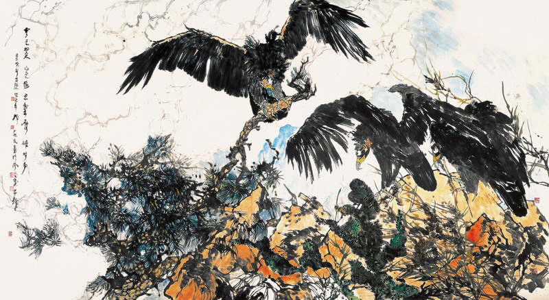 雄無爭  500 X250CM 2014年.jpg