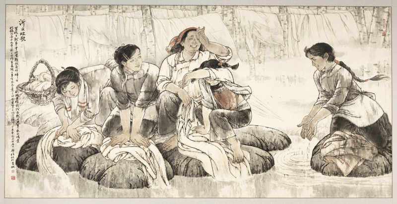 單應桂 《沂水歡歌》 1979年 140×245cm.jpg