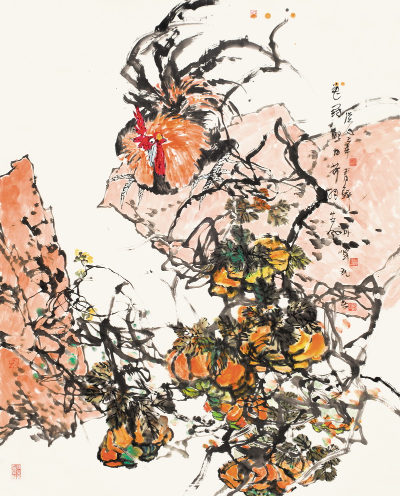 花冠照日芥羽生風(fēng) 197x250cm .jpg