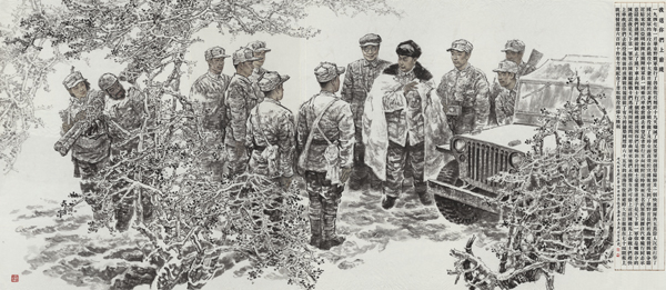 劉書軍-我送你們上前線 180cmx420cm 2018年.jpg